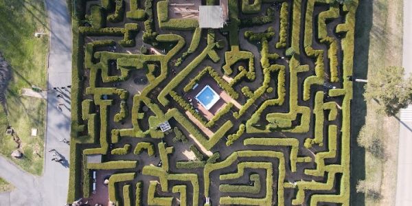 The Garden Maze at Luray Caverns