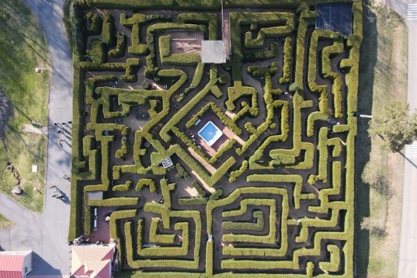 The Garden Maze at Luray Caverns