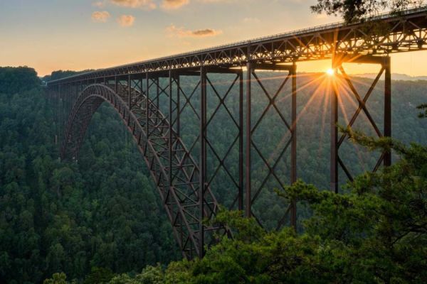 New River Gorge Bridge Sunset