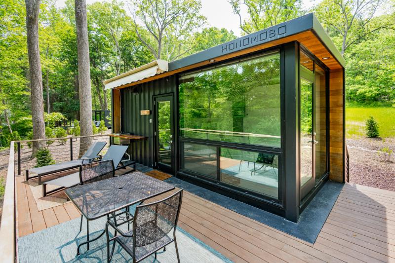 a modern cabin