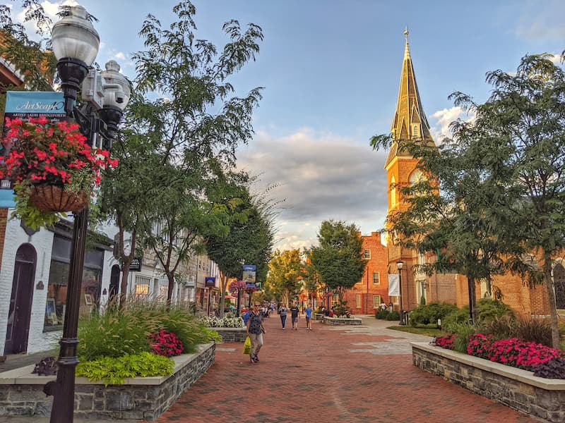 a cozy West Virginia town