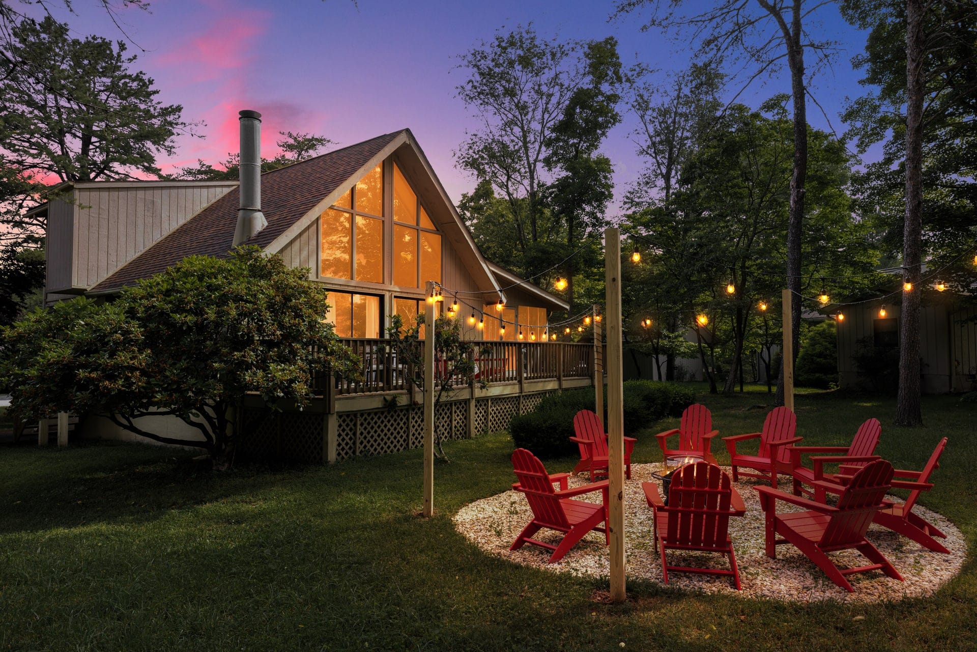 A Blue Maple cabin in the woods outside Hedgesville, West Virginia