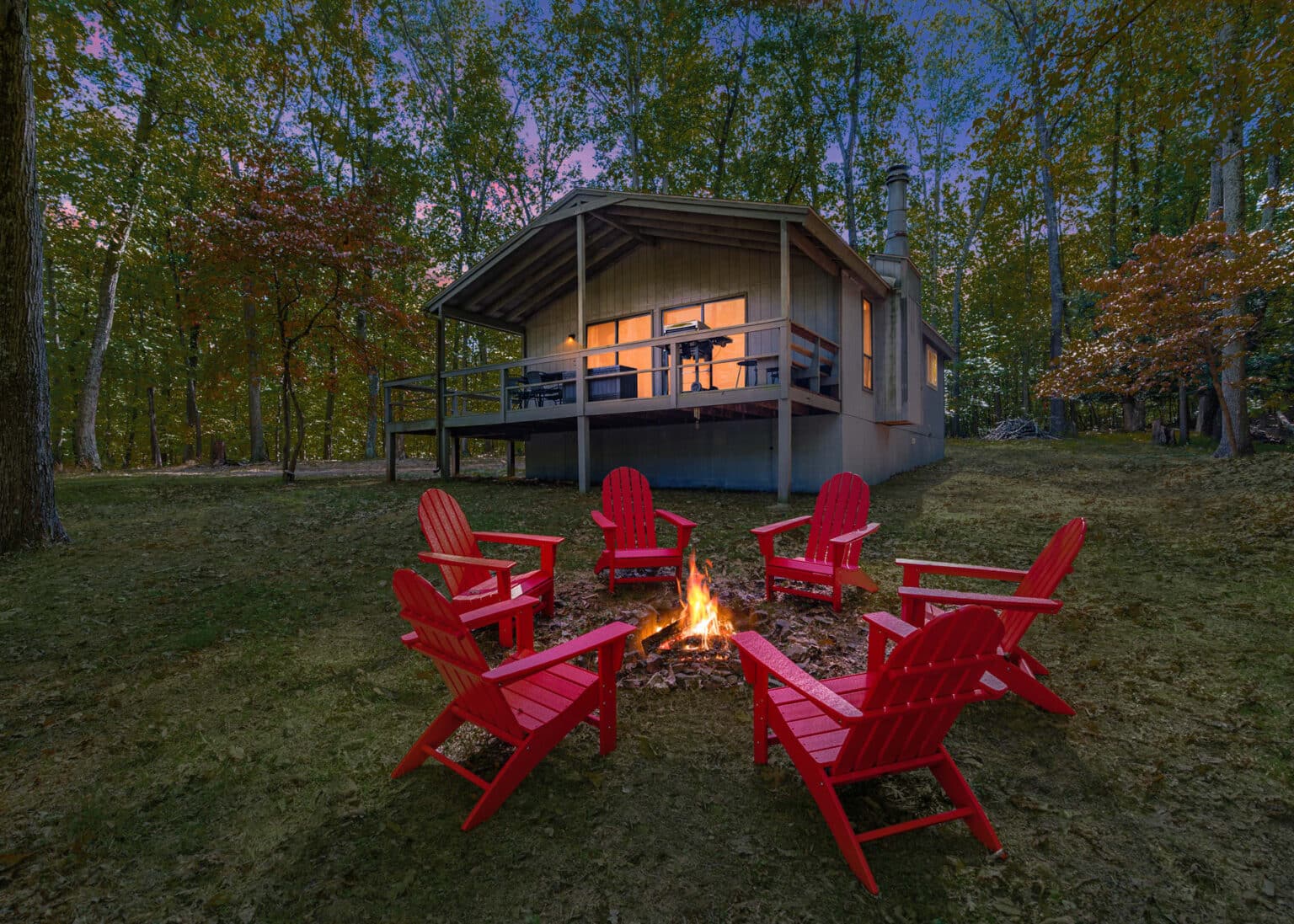 A Blue Maple cabin, marketed across 10+ booking sites